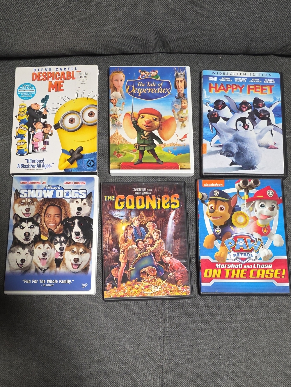 A Lot Of 6 Kid Friendly Movies!
